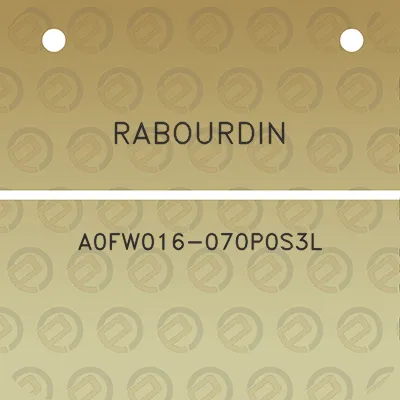 rabourdin-a0fw016-070p0s3l