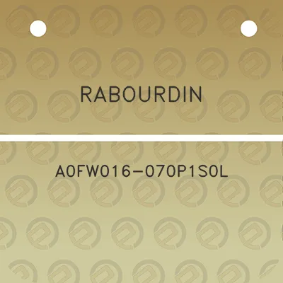 rabourdin-a0fw016-070p1s0l