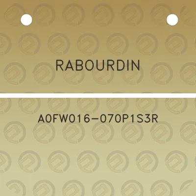 rabourdin-a0fw016-070p1s3r