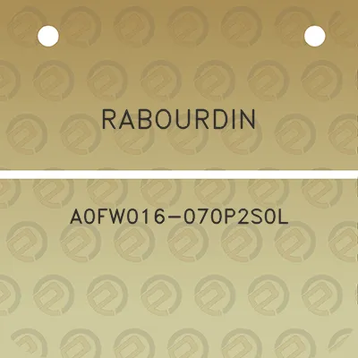 rabourdin-a0fw016-070p2s0l