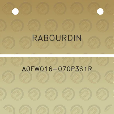 rabourdin-a0fw016-070p3s1r