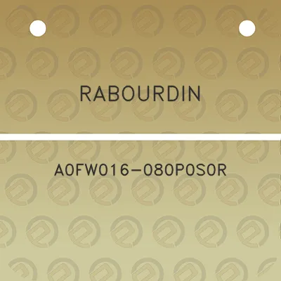 rabourdin-a0fw016-080p0s0r