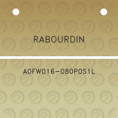 rabourdin-a0fw016-080p0s1l