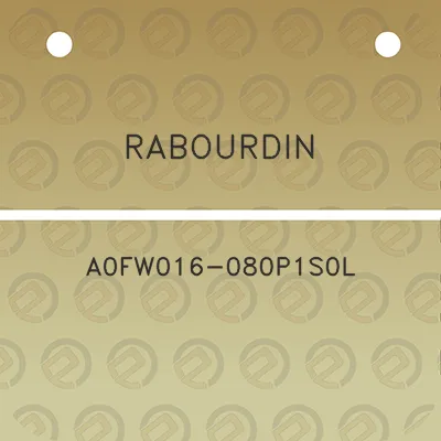 rabourdin-a0fw016-080p1s0l