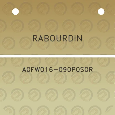 rabourdin-a0fw016-090p0s0r