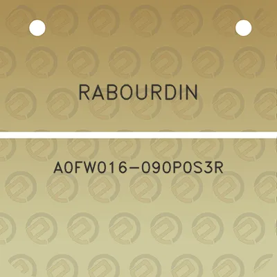 rabourdin-a0fw016-090p0s3r