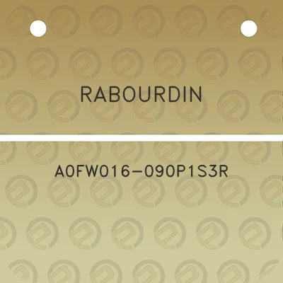 rabourdin-a0fw016-090p1s3r