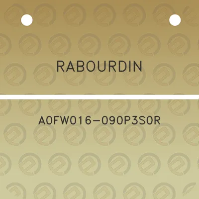 rabourdin-a0fw016-090p3s0r