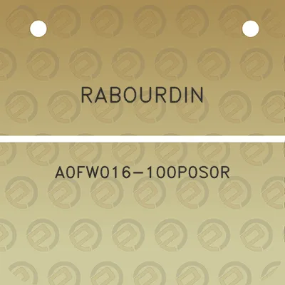 rabourdin-a0fw016-100p0s0r