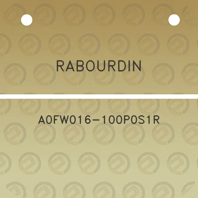 rabourdin-a0fw016-100p0s1r