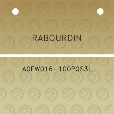 rabourdin-a0fw016-100p0s3l