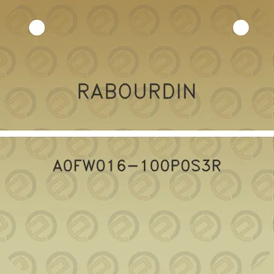 rabourdin-a0fw016-100p0s3r