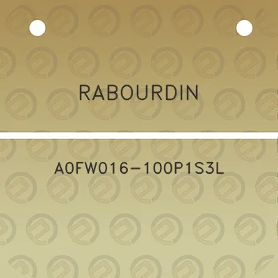 rabourdin-a0fw016-100p1s3l