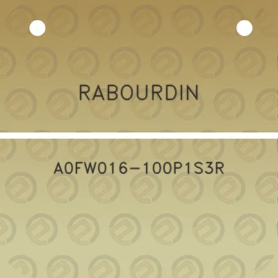 rabourdin-a0fw016-100p1s3r