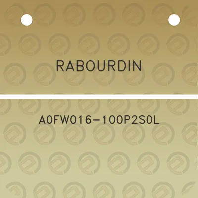 rabourdin-a0fw016-100p2s0l