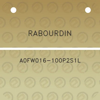 rabourdin-a0fw016-100p2s1l