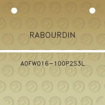 rabourdin-a0fw016-100p2s3l