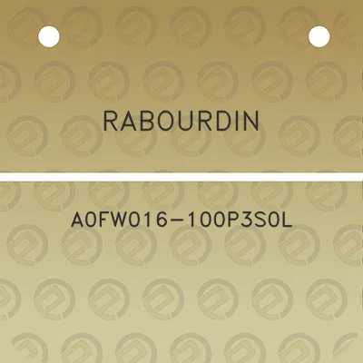 rabourdin-a0fw016-100p3s0l