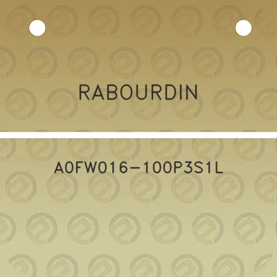 rabourdin-a0fw016-100p3s1l