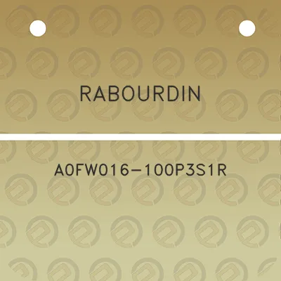 rabourdin-a0fw016-100p3s1r