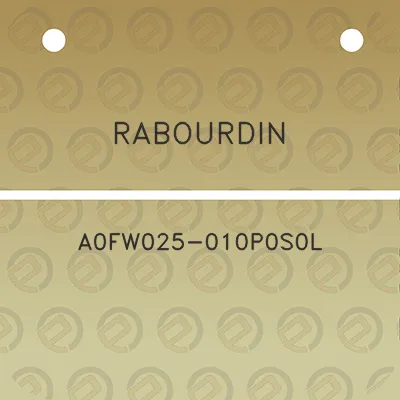 rabourdin-a0fw025-010p0s0l