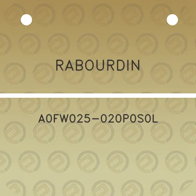 rabourdin-a0fw025-020p0s0l