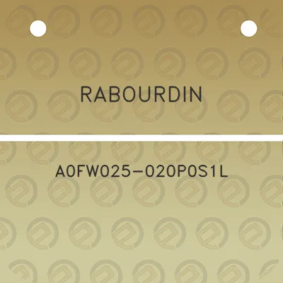 rabourdin-a0fw025-020p0s1l