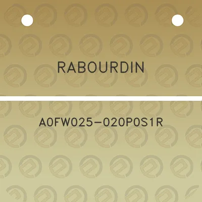 rabourdin-a0fw025-020p0s1r