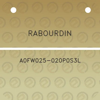 rabourdin-a0fw025-020p0s3l