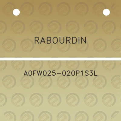 rabourdin-a0fw025-020p1s3l