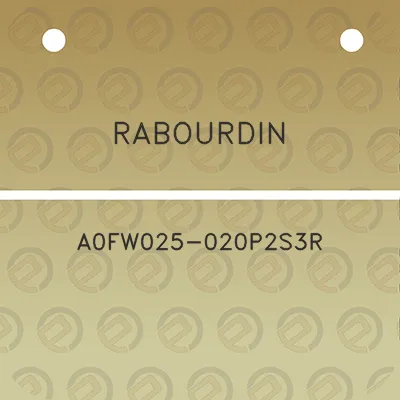 rabourdin-a0fw025-020p2s3r