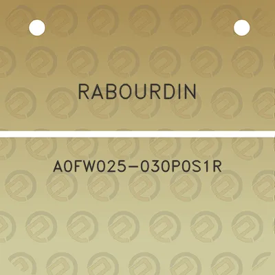 rabourdin-a0fw025-030p0s1r