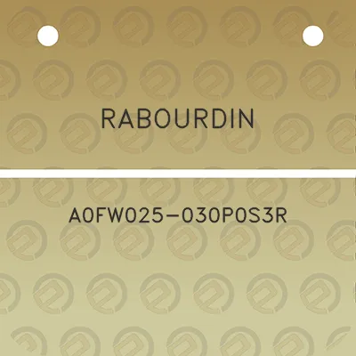 rabourdin-a0fw025-030p0s3r