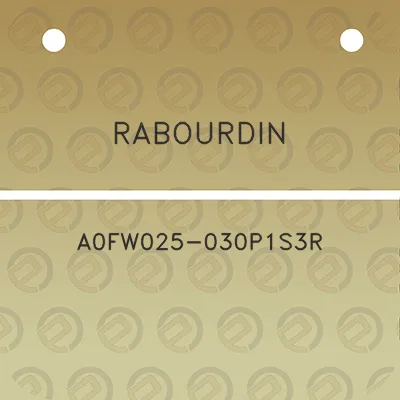 rabourdin-a0fw025-030p1s3r