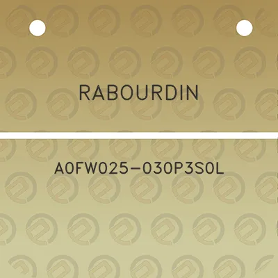 rabourdin-a0fw025-030p3s0l