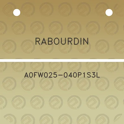 rabourdin-a0fw025-040p1s3l