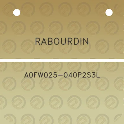 rabourdin-a0fw025-040p2s3l