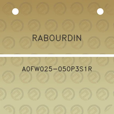 rabourdin-a0fw025-050p3s1r