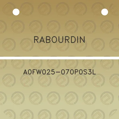 rabourdin-a0fw025-070p0s3l