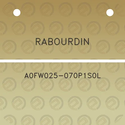 rabourdin-a0fw025-070p1s0l