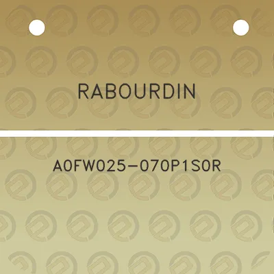 rabourdin-a0fw025-070p1s0r