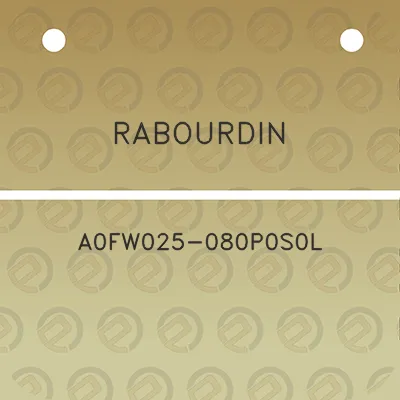 rabourdin-a0fw025-080p0s0l