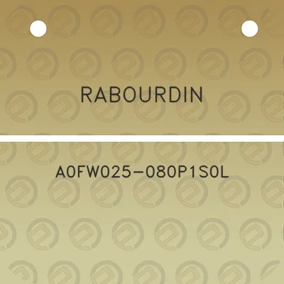 rabourdin-a0fw025-080p1s0l