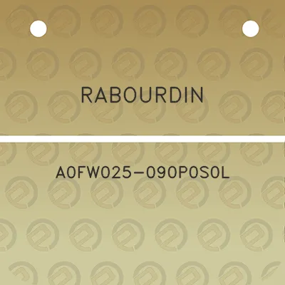 rabourdin-a0fw025-090p0s0l