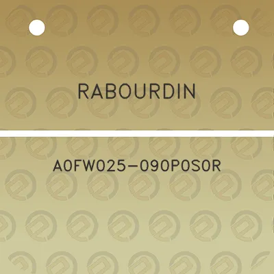 rabourdin-a0fw025-090p0s0r