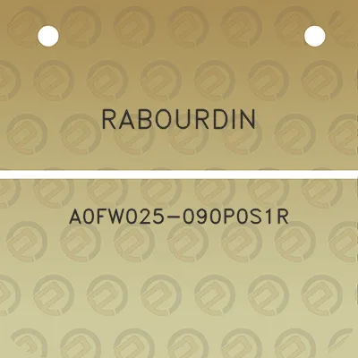 rabourdin-a0fw025-090p0s1r