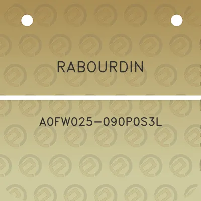 rabourdin-a0fw025-090p0s3l