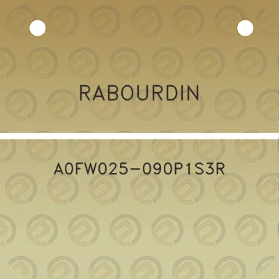 rabourdin-a0fw025-090p1s3r