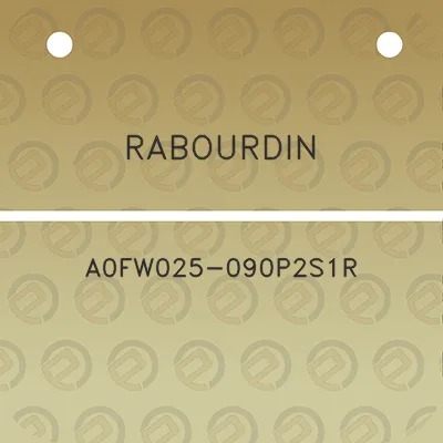 rabourdin-a0fw025-090p2s1r