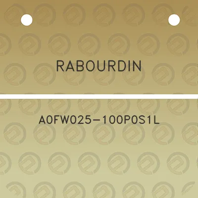 rabourdin-a0fw025-100p0s1l